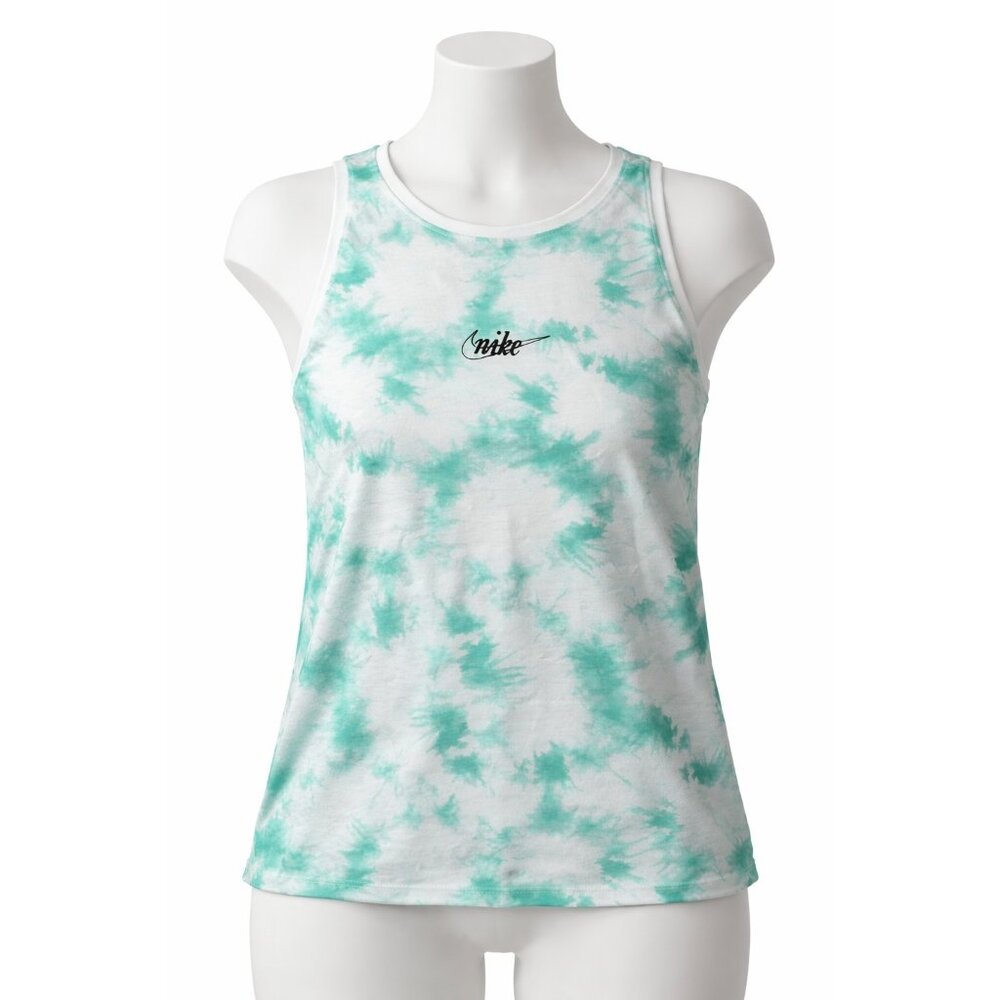 Nike‎ Women Sleeveless Tank L Standard Fit Tie Dye 100% Cotton Workout